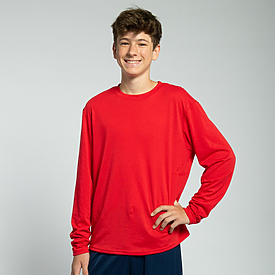 A4 Apparel Youth Softek Long Sleeve Tee
