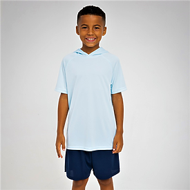A4 Apparel Youth Cooling Performance Short Sleeve Hooded Tee