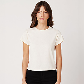 Cotton Heritage High-Waisted Tee