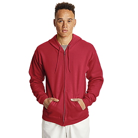 Hanes 7.8oz 50/50 Zip Hood