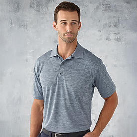 Paragon Dakota Straited Heather Polo