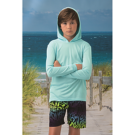 Paragon Youth Bahama L/S Performance Hooded Tee