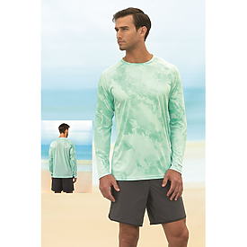 Paragon Cabo Long Sleeve Watermark Print Tee