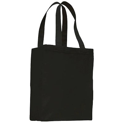 Q-Tees 12oz Canvas Gusset Shopping Tote