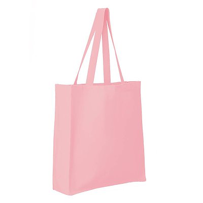 Q-Tees 12oz Canvas Gusset Shopper Tote