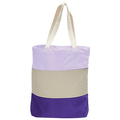 Q-Tees Tri-Color Tote