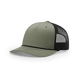 Richardson Five-Panel Trucker with Rope Cap