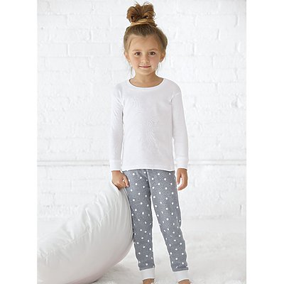 Rabbit Skins Toddler Baby Rib Pajama Pant