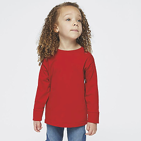 Rabbit Skins 100% Toddler Long Sleeve Tee