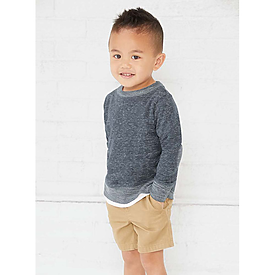 Rabbit Skins Toddler Melange French Terry L/S