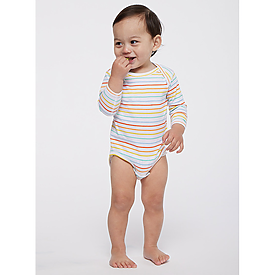 Rabbit Skins Infant Long Sleeve Bodysuit