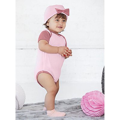 Rabbit Skins Infant Baby Rib Bow Cap