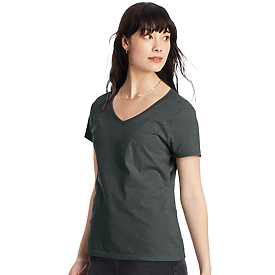 Hanes Ladies Perfect-T V-Neck T-Shirt