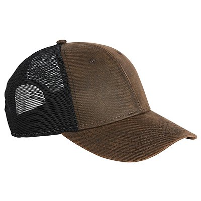 Sportsman Cap Faux Waxy Trucker Cap