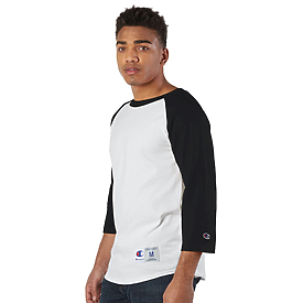 Champion 5.2oz 100% Raglan Baseball T