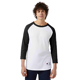 Champion 5.2oz 100% Raglan Baseball T