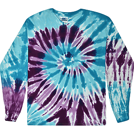 Tie Dye Youth 5.2oz 100% Longsleeve Tie Dye