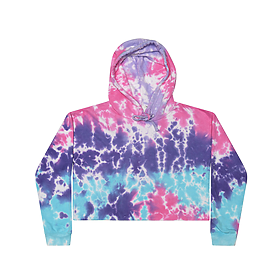 Tie Dye Cropped Hoody