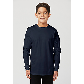 Cotton Heritage Youth Long Sleeve T-Shirt