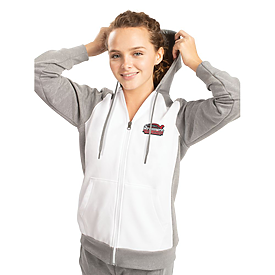 Augusta Eco-Revive Lady Three-Season Fleece Full Zip Hood