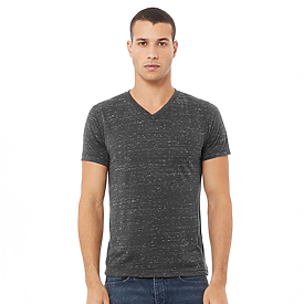 Bella+Canvas Unisex Textured Jersey V-Neck Tee