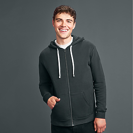 Next Level Unisex Santa Barbara Full Zip Hoodie
