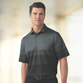 Paragon Belmont Striped/Heather Sublimated Polo