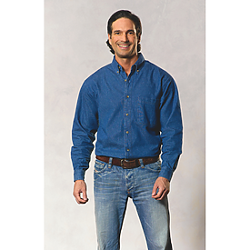 Sierra Pacific Mens Longsleeve Denim Shirt