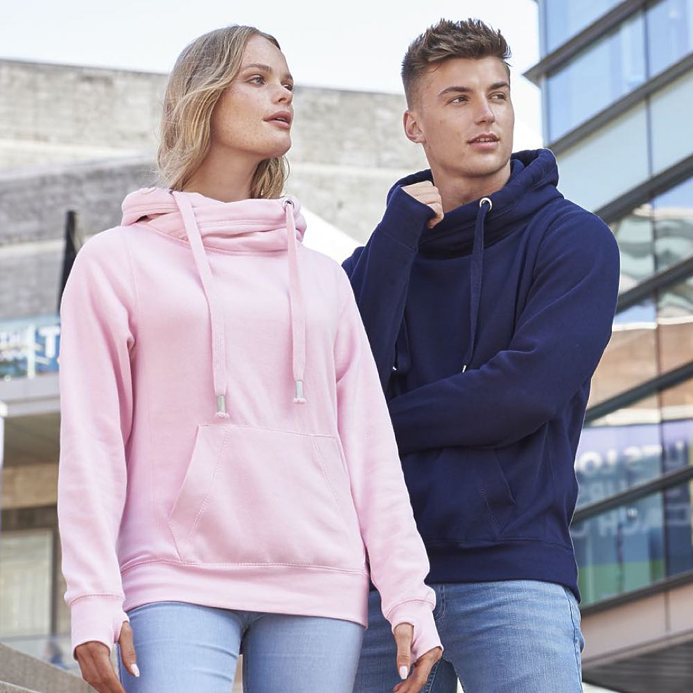 Just Hoods by AWDis Cross Neck Hoodie 